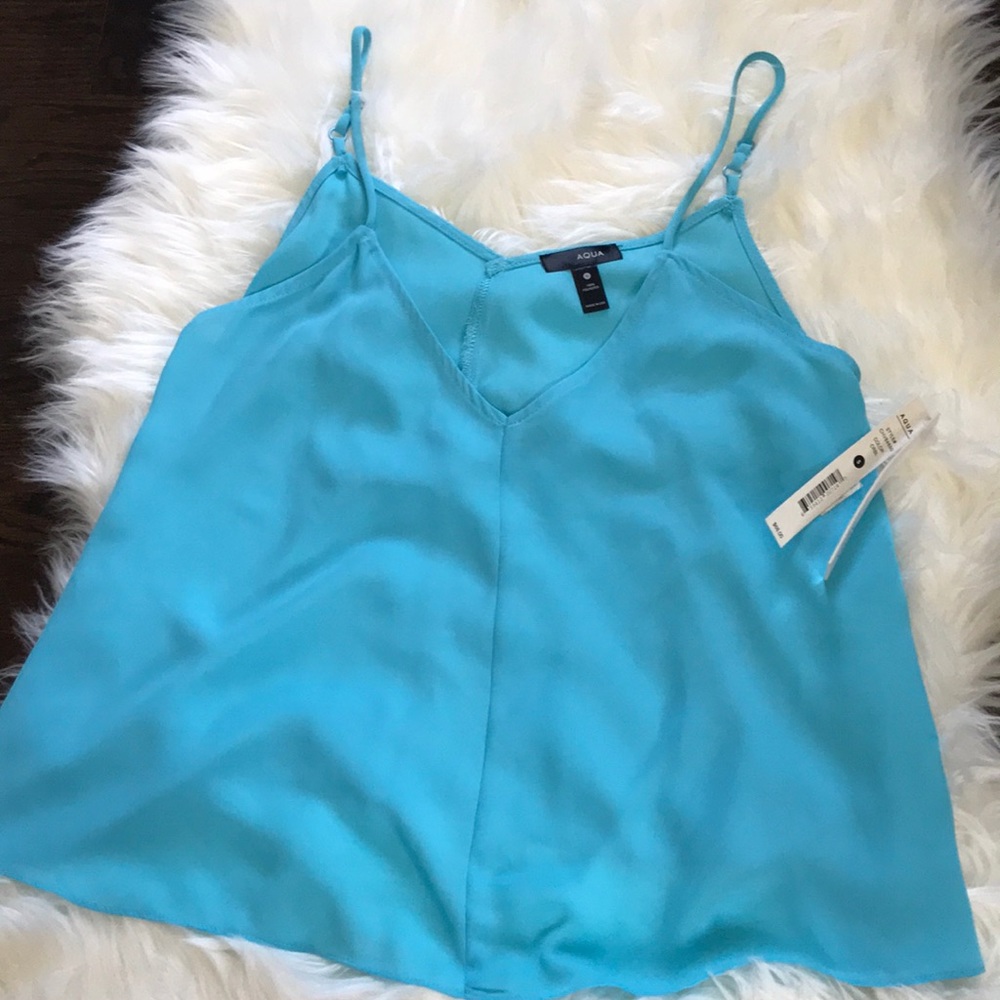 V neck aqua tank